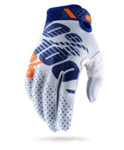Ръкавици 100% Ridefit white/navy