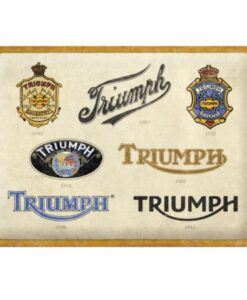 Метална табела XL Triumph Logo