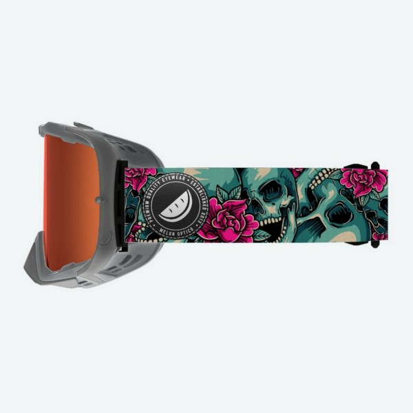 Graphite Outrigger Маска Melon Diablo Graphite/Graphite Outrigger/Red Chrome/Doom’n’bloom ...
